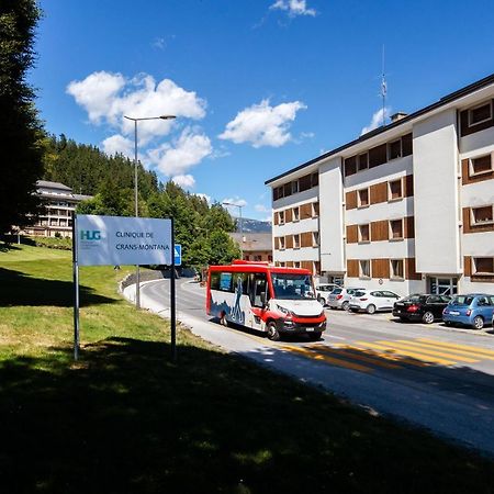 Magnifique Appartement Proche Du Centre Et Du Ski Crans-Montana Ngoại thất bức ảnh