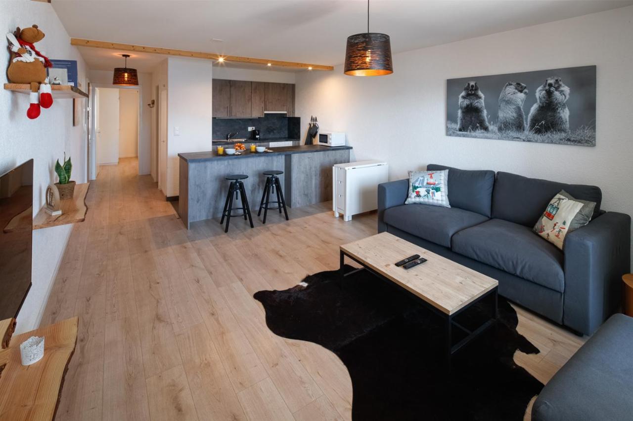 Magnifique Appartement Proche Du Centre Et Du Ski Crans-Montana Ngoại thất bức ảnh